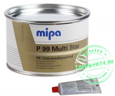 MIPA P99 - Universal-Multi-Spachtel, inkl. Härter, Styrolreduziert, 1kg Dose