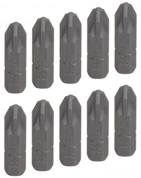 Kreuz-Bit PZ3, 10er Pack (Antrieb: Aussensechskant 6,3mm)