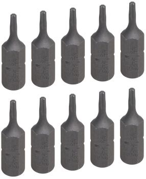 Bit - T-Profil (Torx) T7, (Aussensechskant 6,3mm), 10er Pack