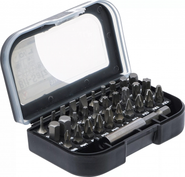Bit-Satz 31-tlg., (Antrieb: Außensechskant 6,3 mm (1/4")) in Kunststoffbox