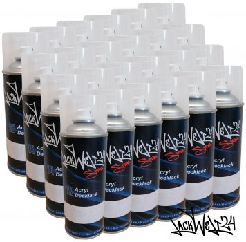 24x Acryl Lack RAL (5013) Kobaltblau, 400ml Sprühdosen (3 Glanzstufen möglich), Lackwelt24