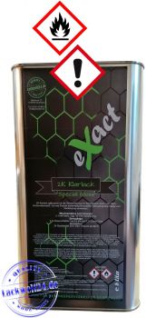 eXact 2K-Klarlack, glänzend, 5 Liter Kanne, Kratzfest / Benzin- u. Lösemittelfest
