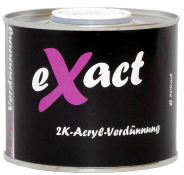 eXact 2K-Verdünnung, "normal", 0,5 Liter Dose, f. 2K-Lack & Basislack