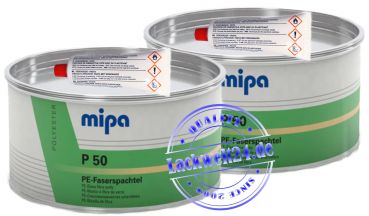 2x Mipa P50 Faserspachtel, je 875g Dose mit Härtertube