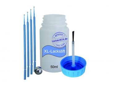 2in1 XL Lackstift Kia (3D) BRILLIANTSILBER MET, glänzend, 50ml + 4x Applikator