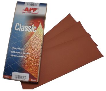10x Schleif-/Rutscherstreifen, P220 (Korn 220), 115x280mm