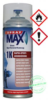 SprayMax 1K Epoxy Grundierung, Grau, 400ml Spraydose