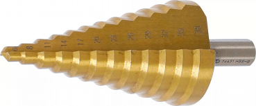 Stufenbohrer, titan-nitriert, Ø 6 - 38 mm