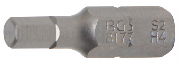 Bit - Innensechskant 4mm, (Antrieb: Aussensechskant 6,3mm)