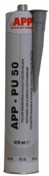 PU Dichtmasse APP PU50, GRAU, Kartusche, 310ml, überlackierbar
