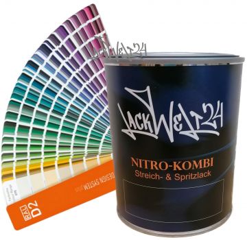 (1K) Nitro Kombi Lack, RAL-Design (010 70 30 ) Kirschblütenrosa, in 3 Glanzstufen, LW24, 1kg Dose