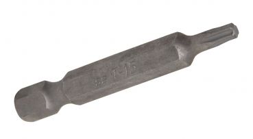 Torx-Bit T15, Länge: 50mm, Langbit, (Antrieb: Aussensechskant 6,3mm)