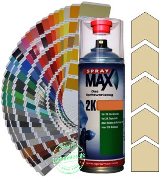 2K-Acryl-Lackspray RAL 1014 Elfenbein, 4 Glanzstufen wählbar, 400ml Sprühdose