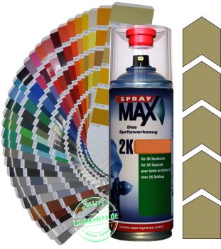 2K-Acryl-Lackspray RAL 1020 Olivgelb, 4 Glanzstufen wählbar, 400ml Sprühdose