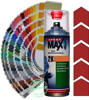 2K-Acryl-Lackspray RAL 3000 Feuerrot, 4 Glanzstufen wählbar, 400ml Sprühdose