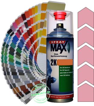 2K-Acryl-Lackspray RAL 3015 Hellrosa, 4 Glanzstufen wählbar, 400ml Sprühdose