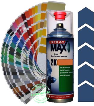 2K-Acryl-Lackspray RAL 5000 Violettblau, 4 Glanzstufen wählbar, 400ml Sprühdose