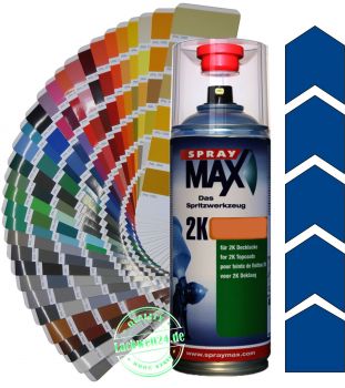 2K-Acryl-Lackspray RAL 5005 Signalblau, 4 Glanzstufen wählbar, 400ml Sprühdose