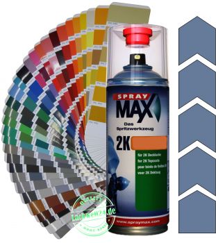 2K-Acryl-Lackspray RAL 5014 Taubenblau, 4 Glanzstufen wählbar, 400ml Sprühdose