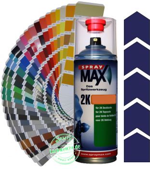 2K-Acryl-Lackspray RAL 5022 Nachtblau, 4 Glanzstufen wählbar, 400ml Sprühdose