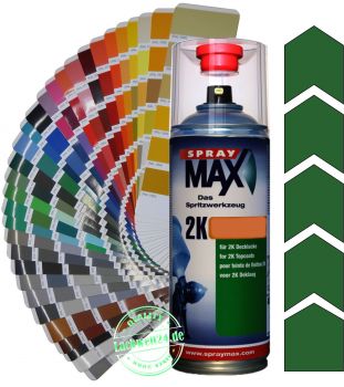 2K-Acryl-Lackspray RAL 6002 Laubgrün, 4 Glanzstufen wählbar, 400ml Sprühdose