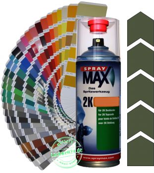 2K-Acryl-Lackspray RAL 6003 Olivgrün, 4 Glanzstufen wählbar, 400ml Sprühdose