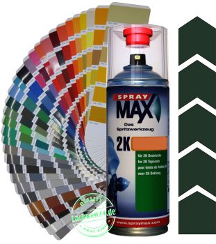 2K-Acryl-Lackspray RAL 6009 Tannengrün, 4 Glanzstufen wählbar, 400ml Sprühdose