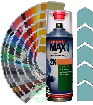 2K-Acryl-Lackspray RAL 6034 Pastelltürkis, 4 Glanzstufen wählbar, 400ml Sprühdose