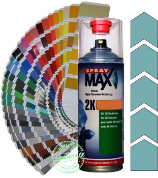 2K-Acryl-Lackspray RAL 6037 Reingrün, 4 Glanzstufen wählbar, 400ml Sprühdose