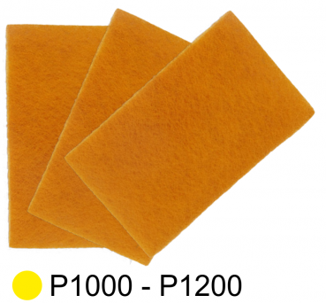 Schleifvlies-Pad, Gold (micro), P1000-P1200, zum Schleifen und Mattieren