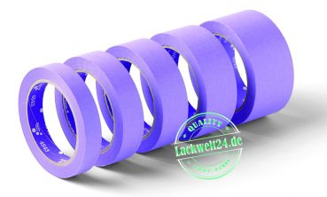 Abdeckband "SensiCore", Lila, für empfindliche Flächen, Innen & Aussen, 100°C, 50m Rolle, in 4 Breiten