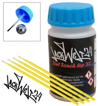 2in1 XL Lackstift Mercedes (172) ANTHRAZITGRAU MET, glänzend, 50ml + 4x Applikator