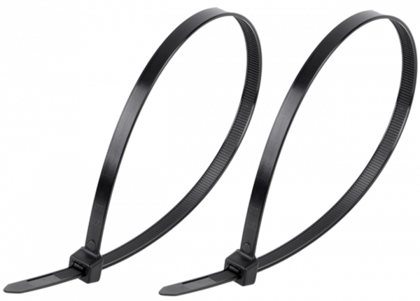 Kabelbinder, Schwarz 2,5 x 150mm, NTools, 100 Stück Beutel