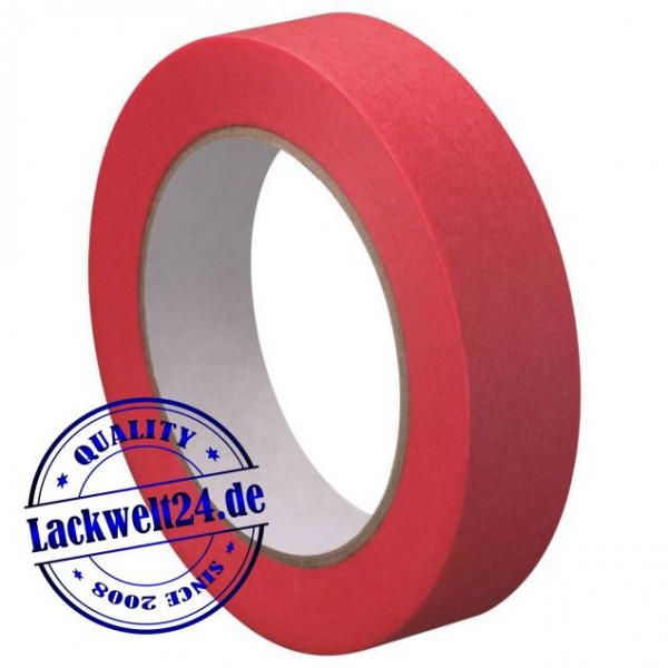 3 Rollen Profi Abdeckband Rot 24mm + 3 Abdeckfolien 4x5m, Maler & Lackierer