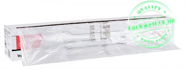 Abdeckfolie, 4m breit / 150m lang, selbsthaftend, transparent