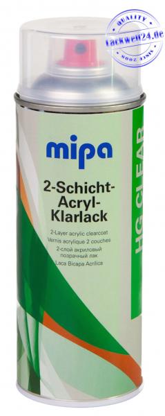 MIPA 1K-Klarlack, Glänzend, 400ml Spraydose