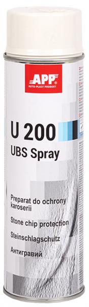 Steinschlagschutz WEISS, APP, U200, überlackierbar, 500ml Sprühdose