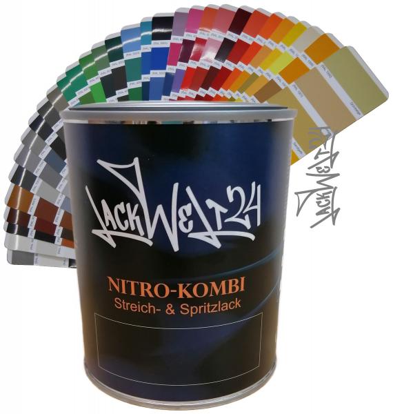 LW24 Nitro-Kombi-Lack Honda Wunschfarbton zum streichen/spritzen, 1kg, MATT