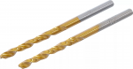 Spiralbohrer 3,0mm, titan-nitriert, HSS-G, Kreuzanschliff, 2 Stück Pack