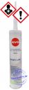 AVO Flex PU Dichtmasse Karrosserie Klebe- und Dichtmasse weiss 360g Kartusche