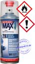 SprayMax 2K-Klarlack, SEIDENMATT, 400ml Spraydose, UV-Fest, Benzinfest