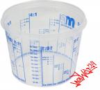 Mischbecher / Mixing Cup, PVC, 385ml mit Skala, Größe S