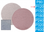 Netz-Schleifscheibe Master Net, P120 (Korn 120), Ø=150mm, klett